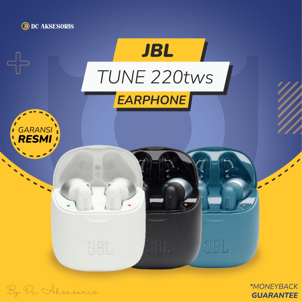 JBL TUNE 220 TWS ORIGINAL GARANSI RESMI IMS 1 Tahun