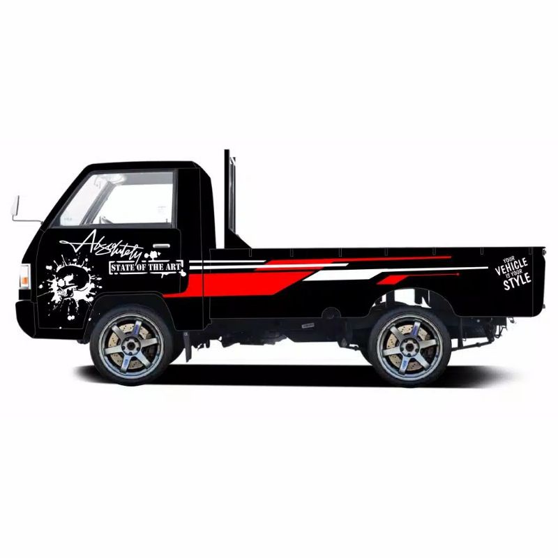 stiker L300 bisa custom nama  bisa custom warna