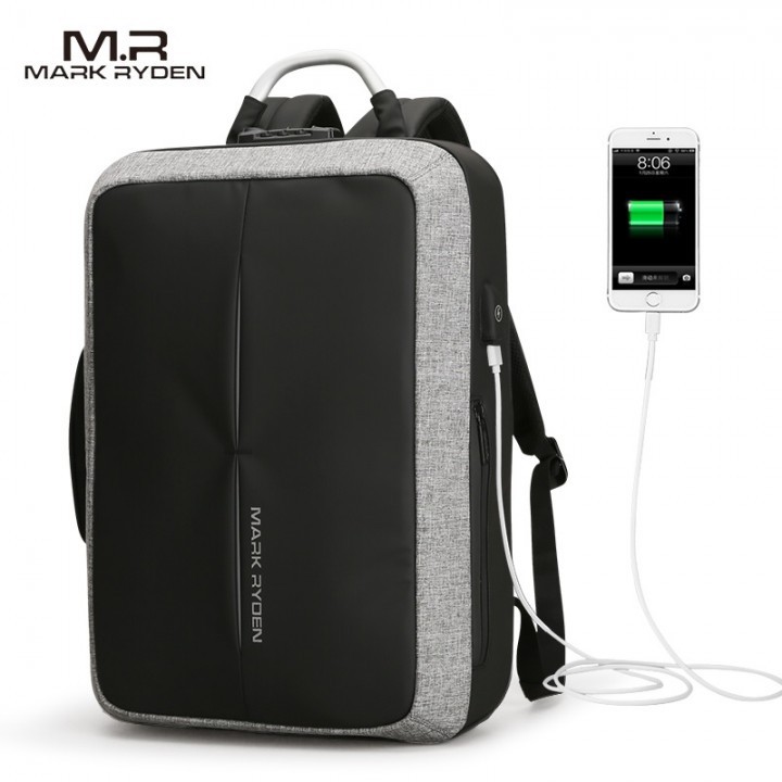 MARK RYDEN MR6832 - 15.6-inch Anti-Theft Laptop Backpack with USB Port