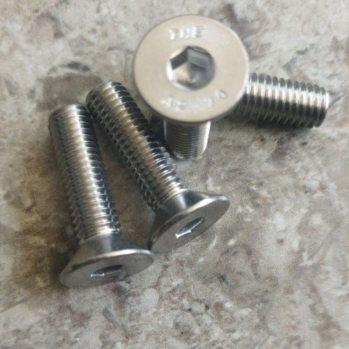 Baut L payung steinlis stenlis VLSS M8x30mm mur 12