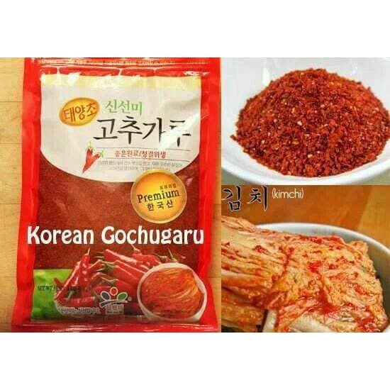 

HOT SALE GOCHUGARU HOT PEPPER POWDER BUMBU CABE BUBUK KIMCHI KOREA 500G !