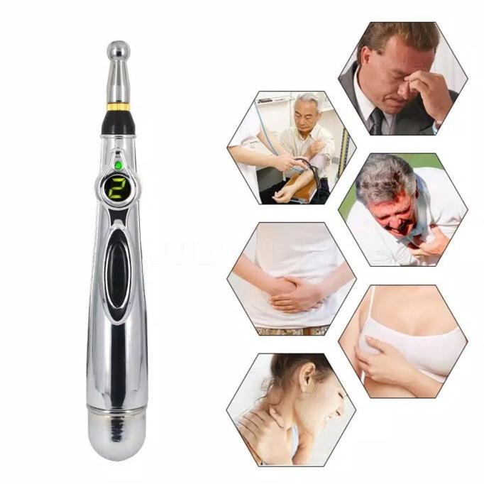 Akupuntur Cina Pen Meridian Elektrik Urut