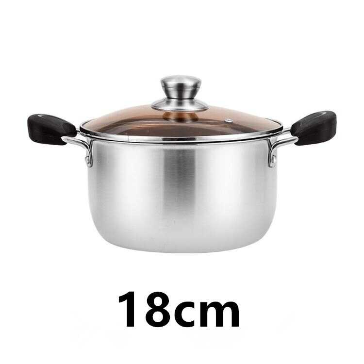 Panci Masak Soup Pot Stainless Steel 18cm