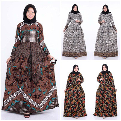 MS GAMIS BATIK SRIWEDARI MAXI SUPER JUMBO XXL LD 110