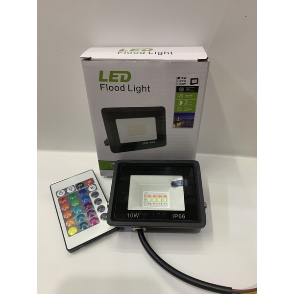 Lampu Sorot RGB 10W / 10Watt Warna Warni