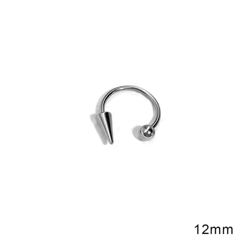 Timekey Anting Tindikpiercing Pusar Wanita Bentuk Bibir Gothic Punk Bahan Titanium Steel R2S9