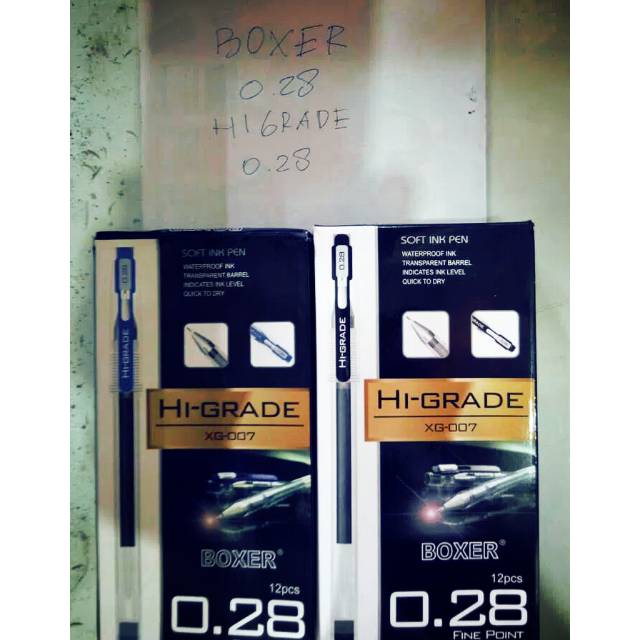 

Pulpen HI GRADE boxer 0,28mm