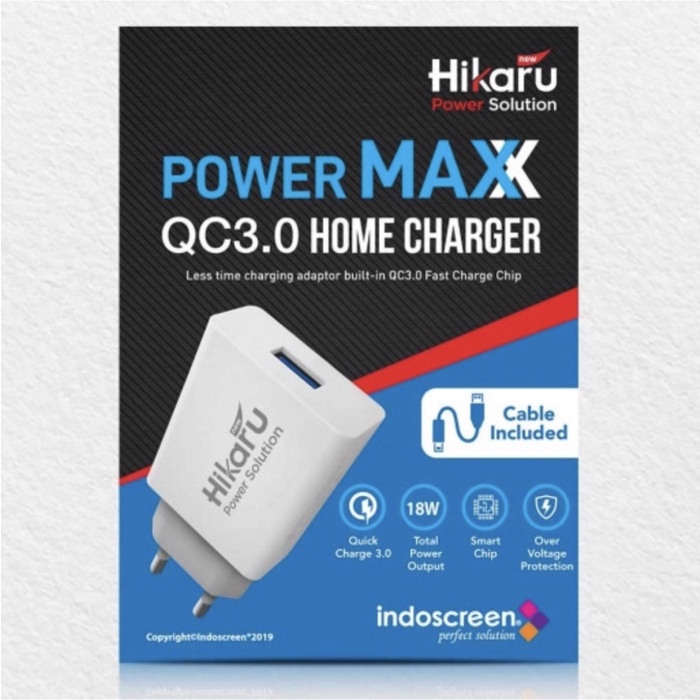 CHARGER HIKARU POWER MAX QUALCOMM 3.0