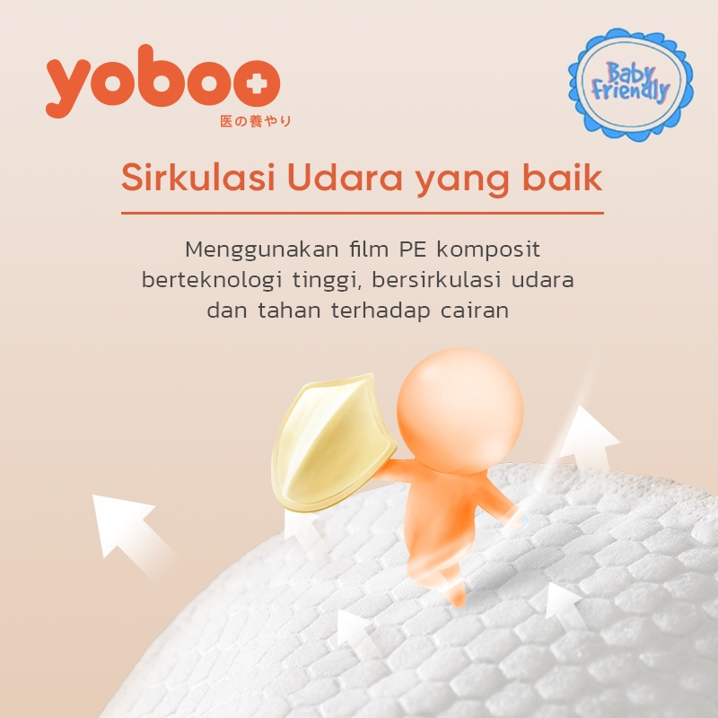 [Baby Friendly] YB-0006 Yoboo Breast Pad Penyerap ASI 30 Sheet / Pembalut Payudara untuk Ibu Menyusui