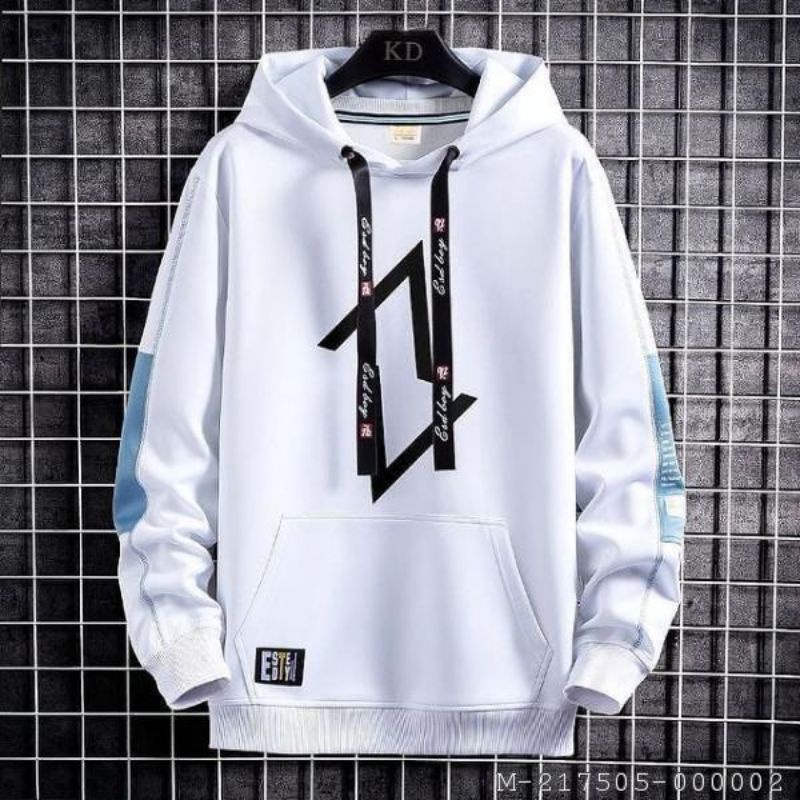 OUTERWEAR PRIA JAKET HOODIE AV VJAG-204Variasi：hitam, putih , abu, biru, marun