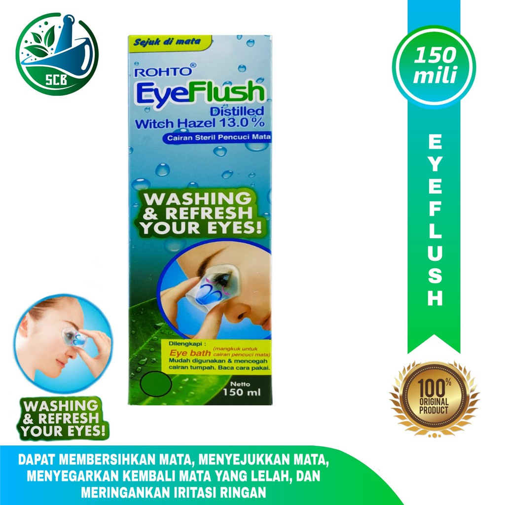 ROHTO Eye Flush - Cairan Pencuci Mata