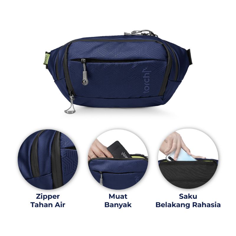 Tas Waistbag Torch Aichi Original Murah