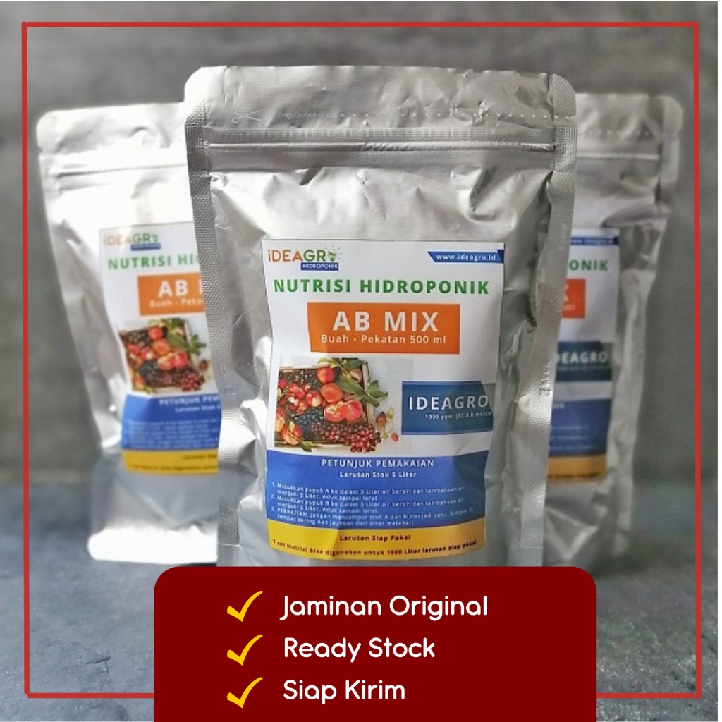 Nutrisi Hidroponik AB Mix Sayuran Buah