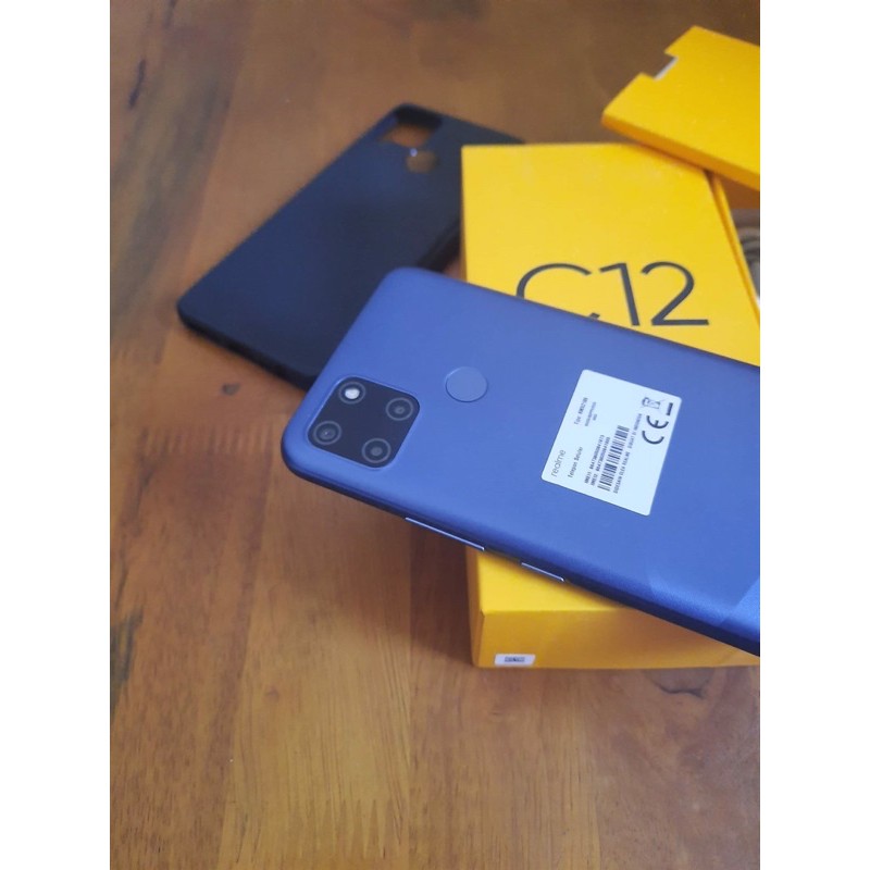 Jual HP Realme C12 ram 3/32gb kelengkapan fullset ori