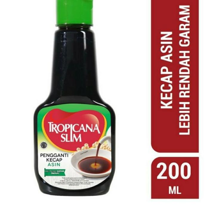 

Baru Tropicana Slim Kecap Manis 200ml / kecap asin 200ml