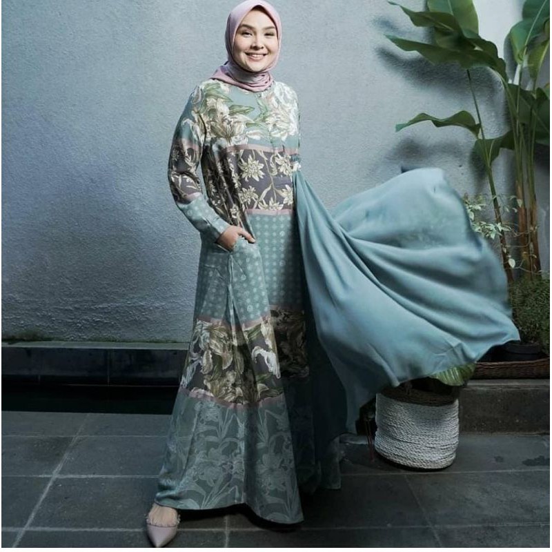 Kain Maxmara Motif Alea Terbaru cocok untuk Gamis dan Tunik ( Per 0.5 m)