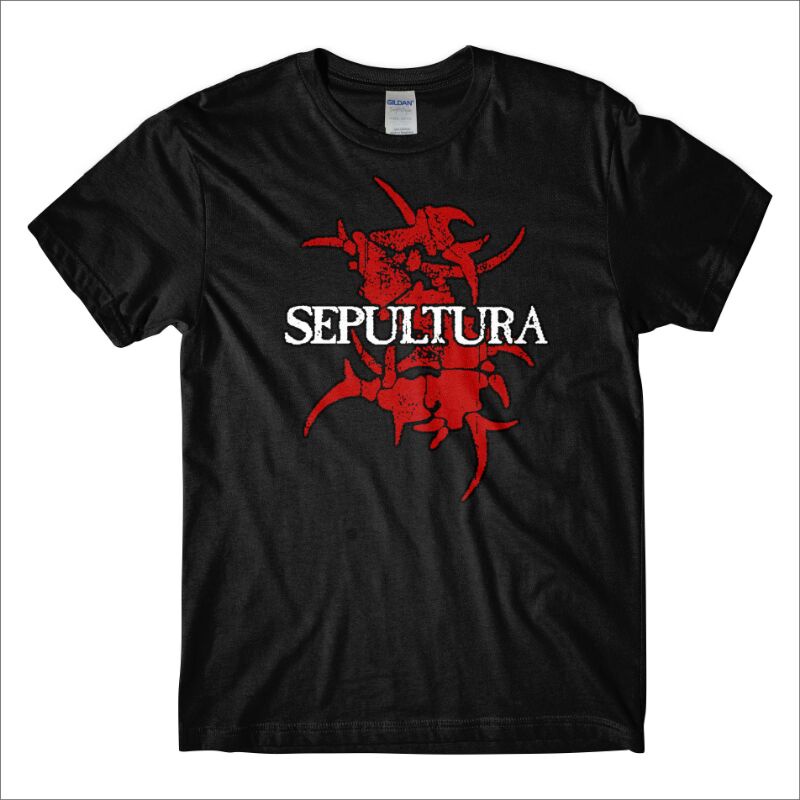 Kaos Band Metal Gildan SEPULTURA Sablon DTF