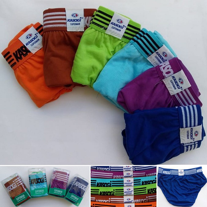 CD Kasogi Superman | Celana Dalam Kasogi | CD Pria Karet Boxer Laki Laki Dewasa | Open Sorx