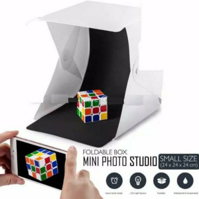 Mini Photo Studio Box TERMASUK LED Folding Kotak Tempat Foto Portable