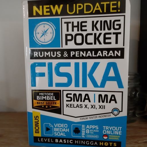 BUKU BEST SELLER (READY STOK) : Fisika SMA/MA: New Update ! The King Pocket : Buku SMA : Buku Sekoah : Buku Fisika-1