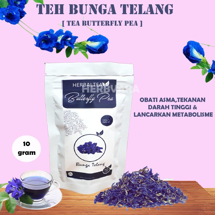 

TEH HERBAL BUNGA TELANG 100% BUNGA TELANG ALAMI OBATI ASMA TEKANAN DARA TINGGI & LANCARKAN METABOLIS