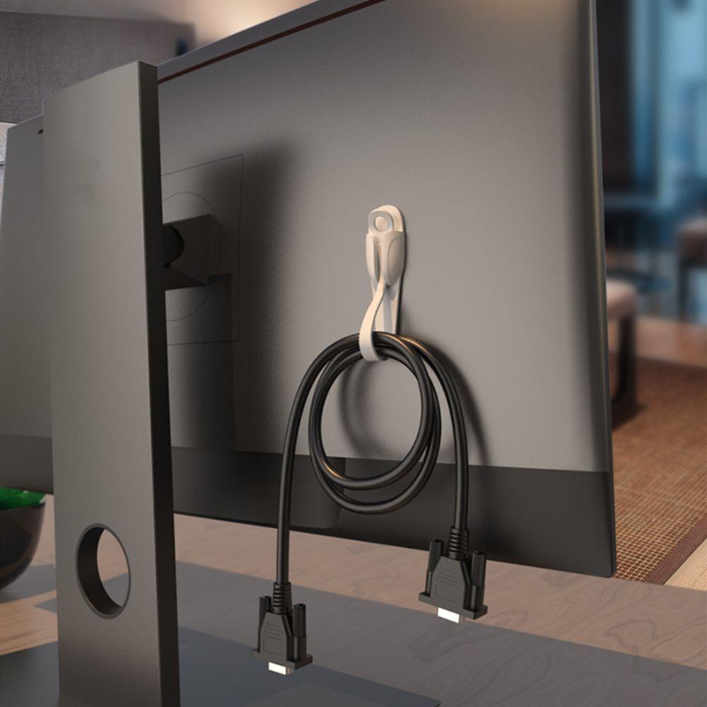 POPULAR Popular Cord Organizer Tidy Universal Cable Cord Holders Organizer Tempat Penyimpanan Kait Bungkus Kabel