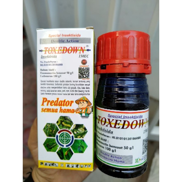 Toxedown 100 ml,obat ulat faw ampuh pada tanaman jagung