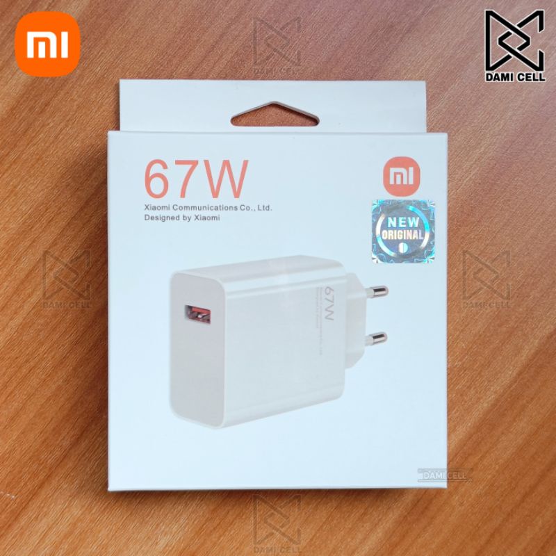 ADAPTOR KEPALA CHARGER XIAOMI 67W ORIGINAL MDY-12-EH