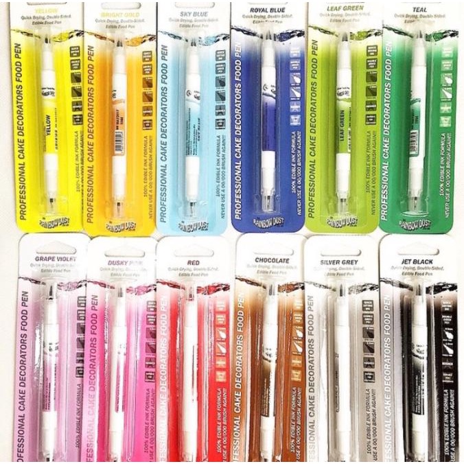 

Rainbowdust edible pen (double pen tips)