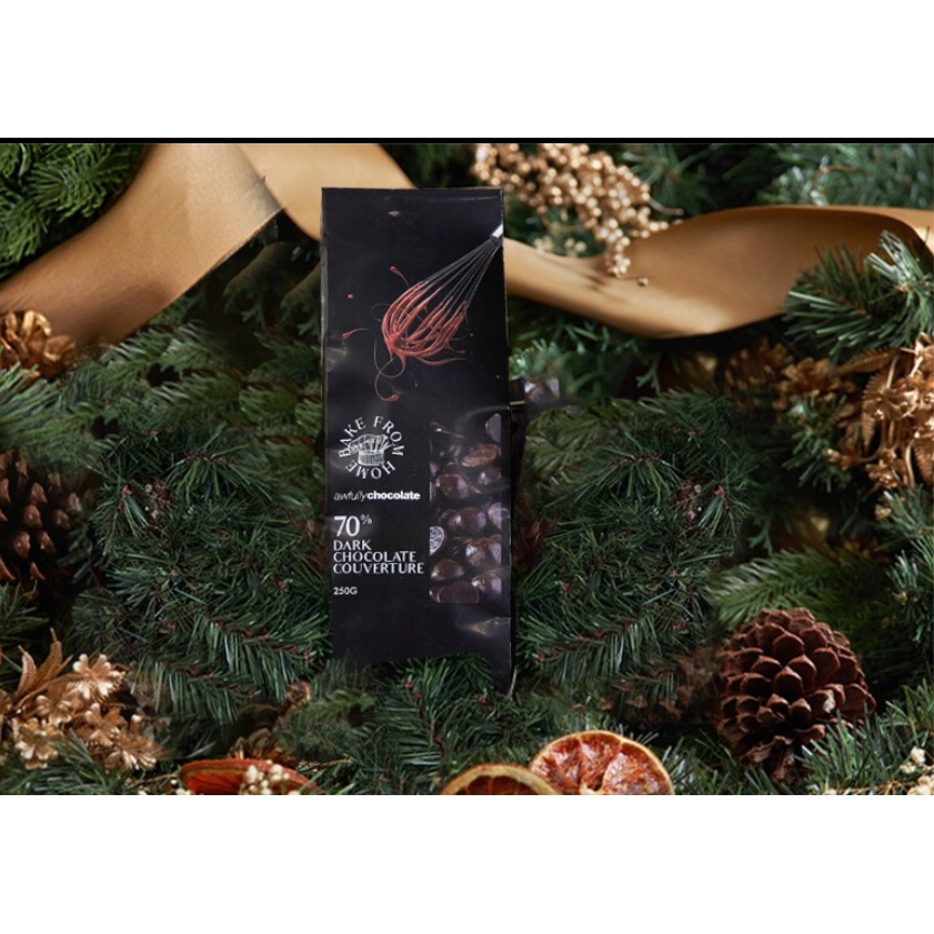 

[SINGAPORE] Awfully Chocolate Bake From Home 70% DARK CHOCOLATE COUVERTURE / 100% PREMIUM DARK COCOA