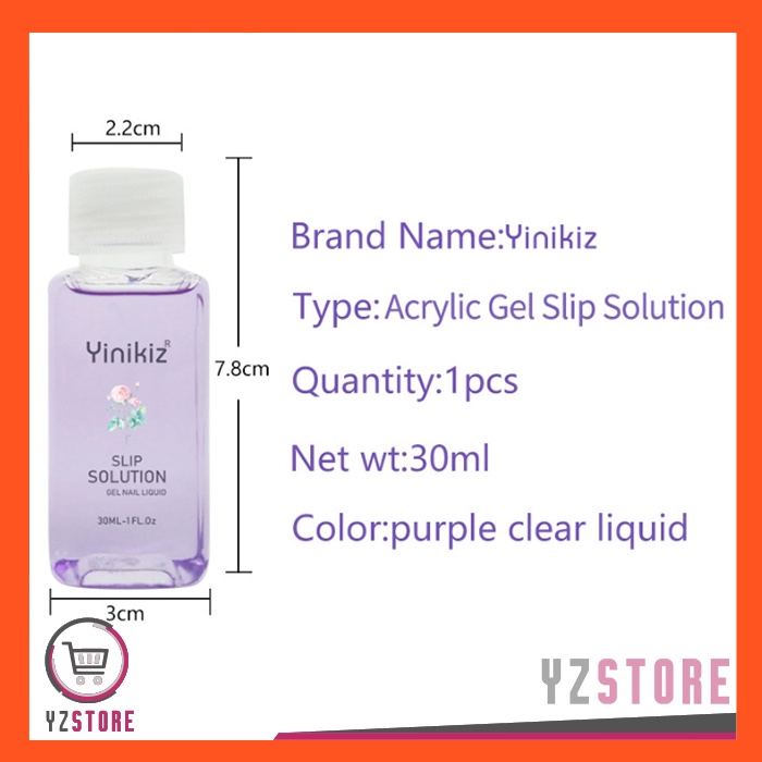 Cairan Anti Slip Poly gel polygel solution Liquid Monomer Extension Yinikiz YZ138