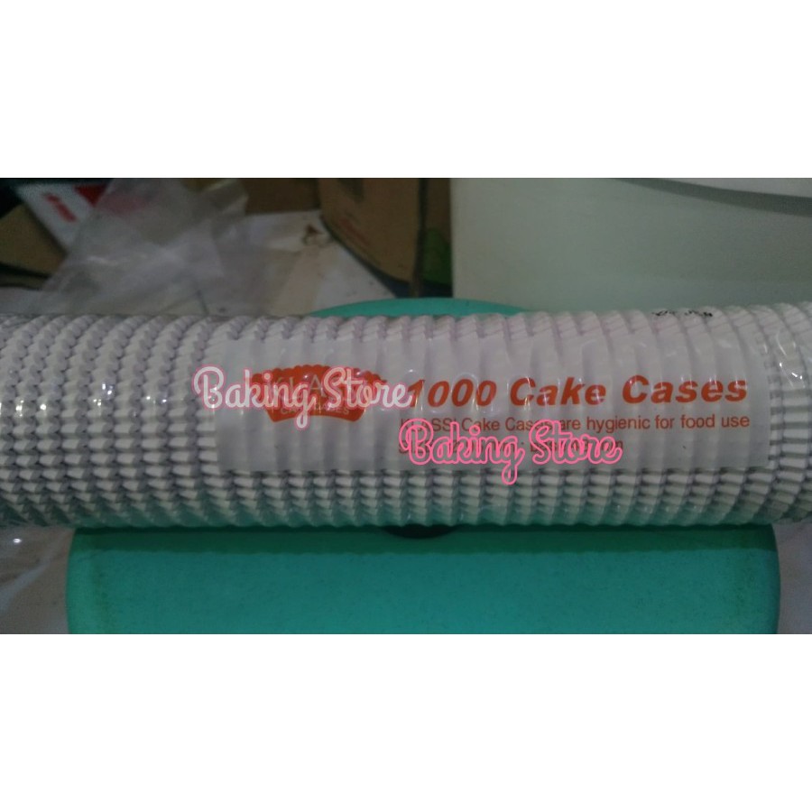 Cake Cake Cases – Kertas Kue Putih Polos 70mm isi 1000