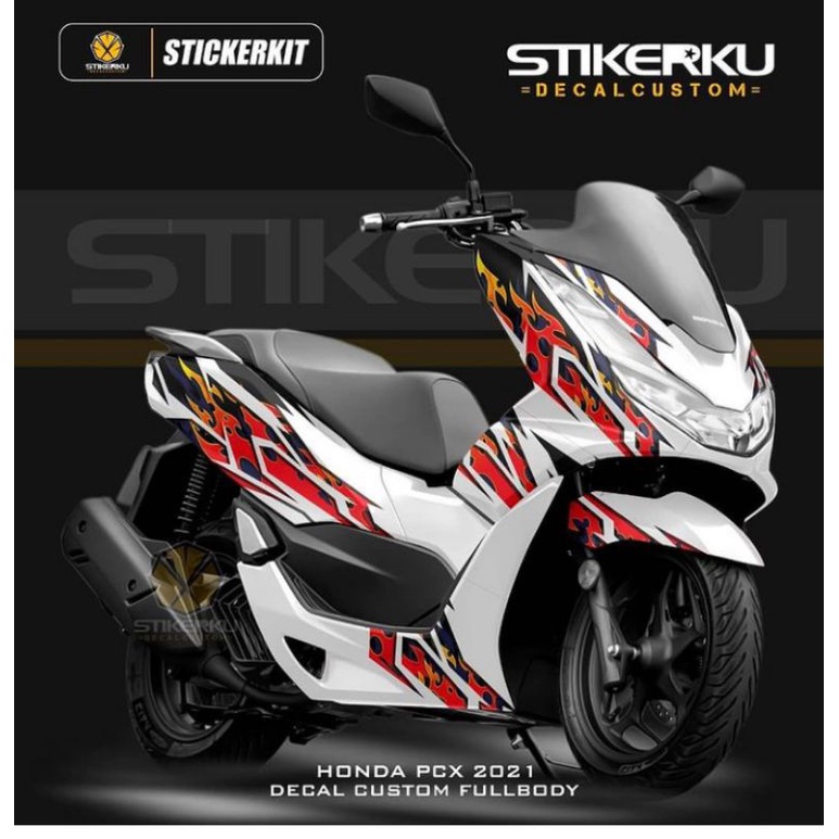 decal motor PCX / decal motor Honda PCX / decal PCX new / sticker motor pcx