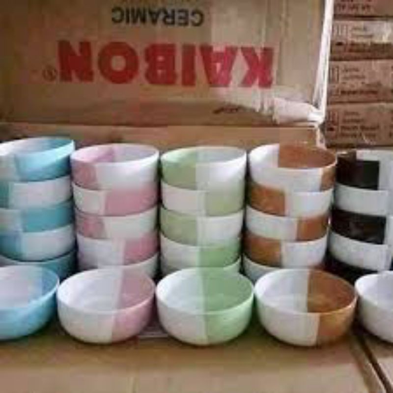 Jual Mangkok Two Tone Kaibon2 Warna Shopee Indonesia 4482