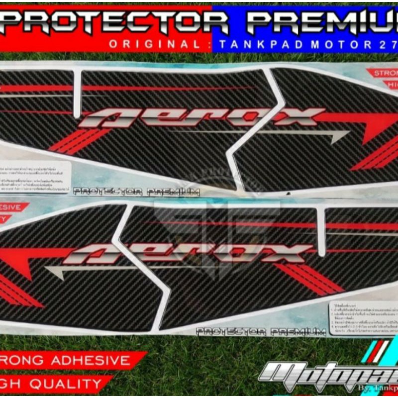 Stiker Sticker Resin Timbul Sidepad New Aerox 155 2021