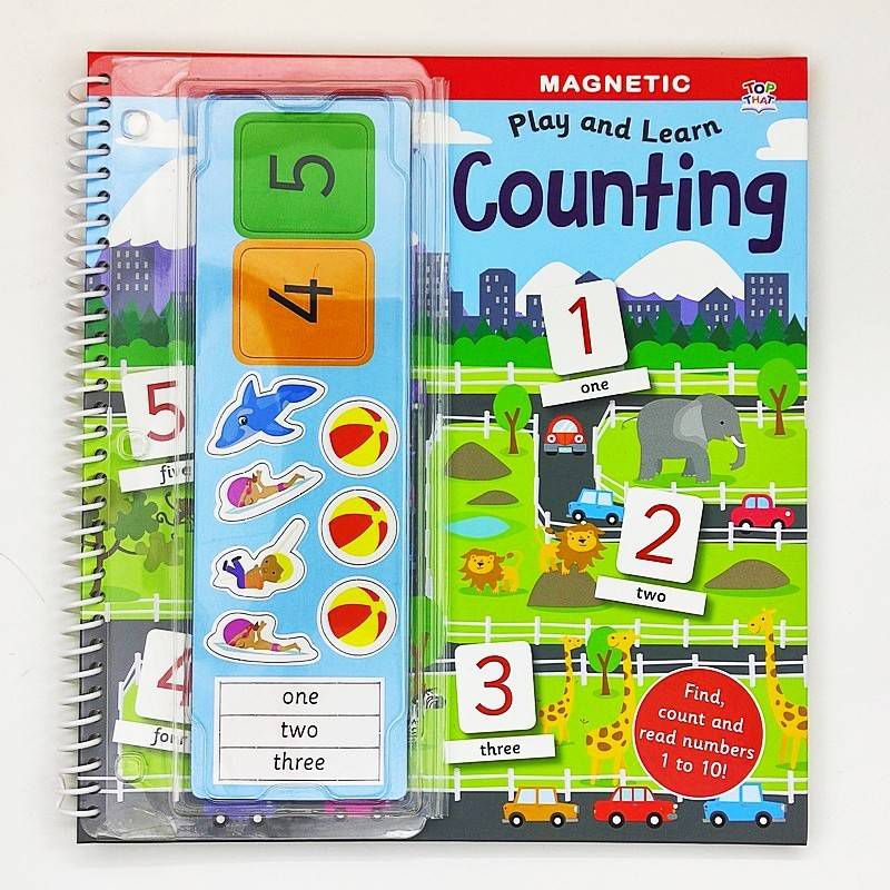 Magnetic Play and Learn Book : COUNTING