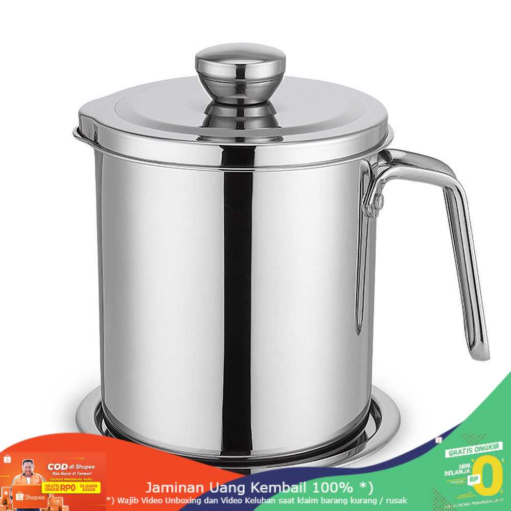 (BISA COD) RVOSTR COOKKIT Panci Saringan Minyak Oil Strainer Stainless Steel - HP-OCS18L