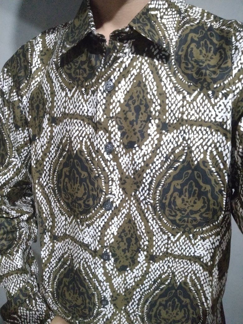 Odza Kemeja Batik Pekalongan Pria Slimfit Fashion