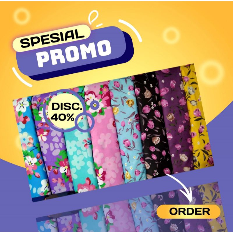 HARGA GROSIR - Kain Bahan Katun Meteran Motif Karakter Kartun Batman Piyama Sprei Gorden Polymicro