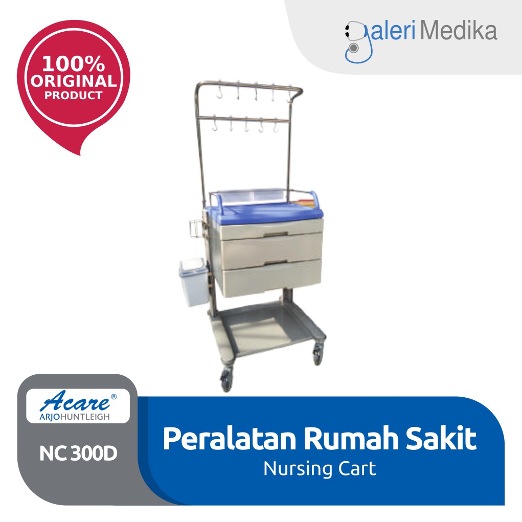 Nursing Cart Acare NC 300D - Lemari Medis