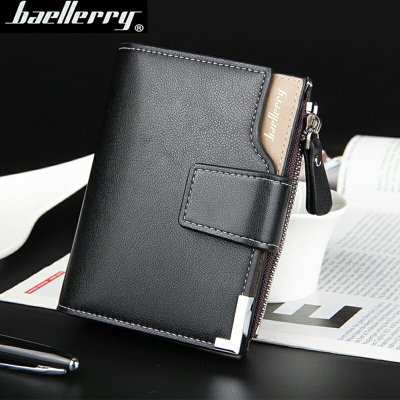 BAELLERRY A129-2 Dompet Lipat Pria Kulit Bifold Wallet WK-SBY