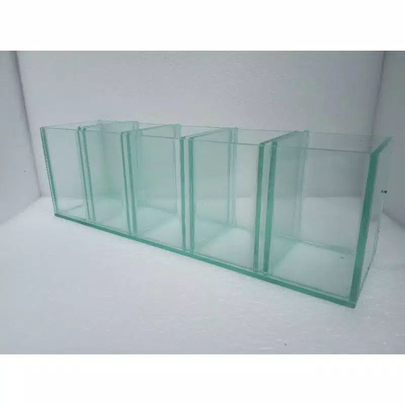 Soliter kaca sekat 5 Akuarium cupang Aquarium kaca Soliter ikan cupang hias