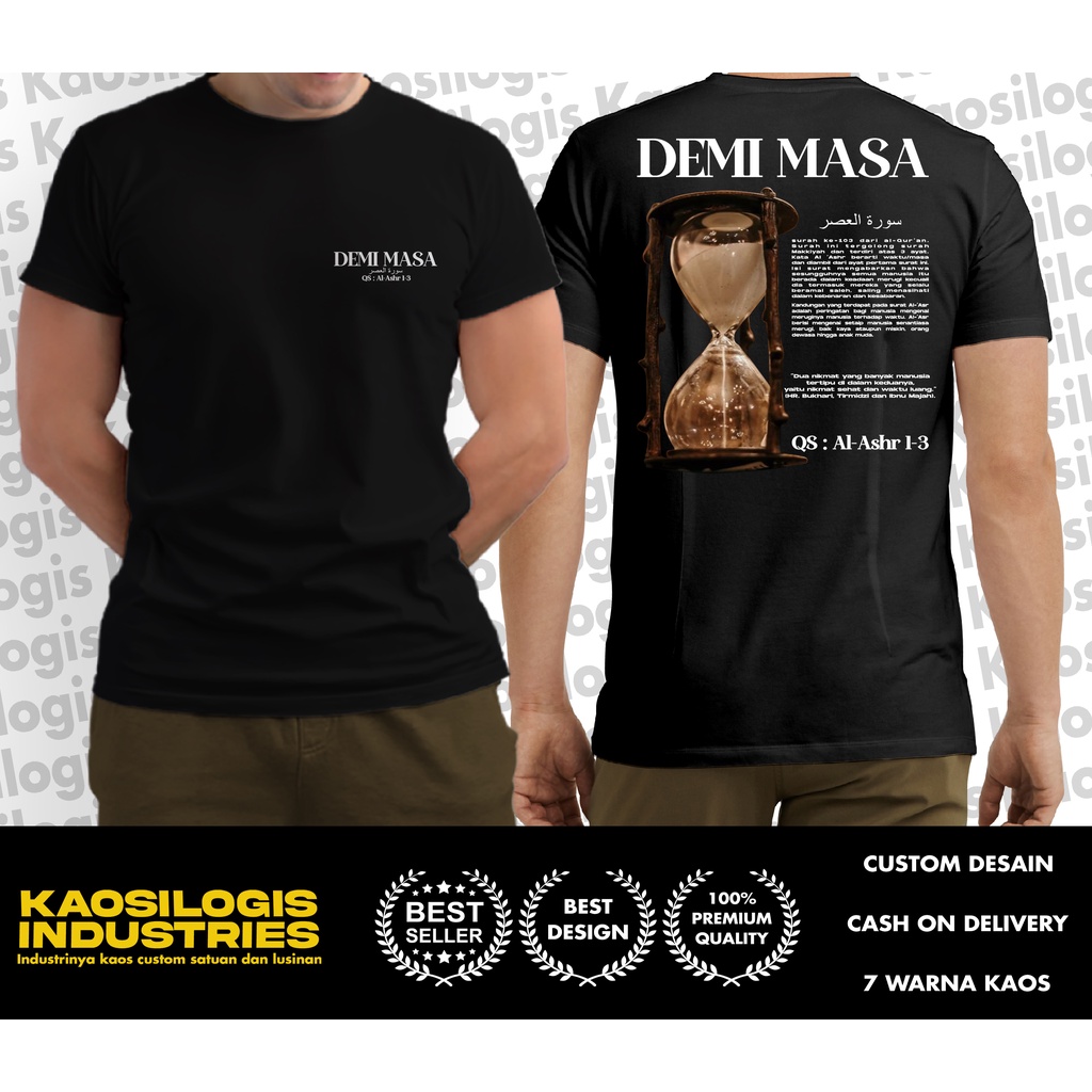 Kaos Baju Dakwah Demi Masa Remaja Islami - Kaosilogis