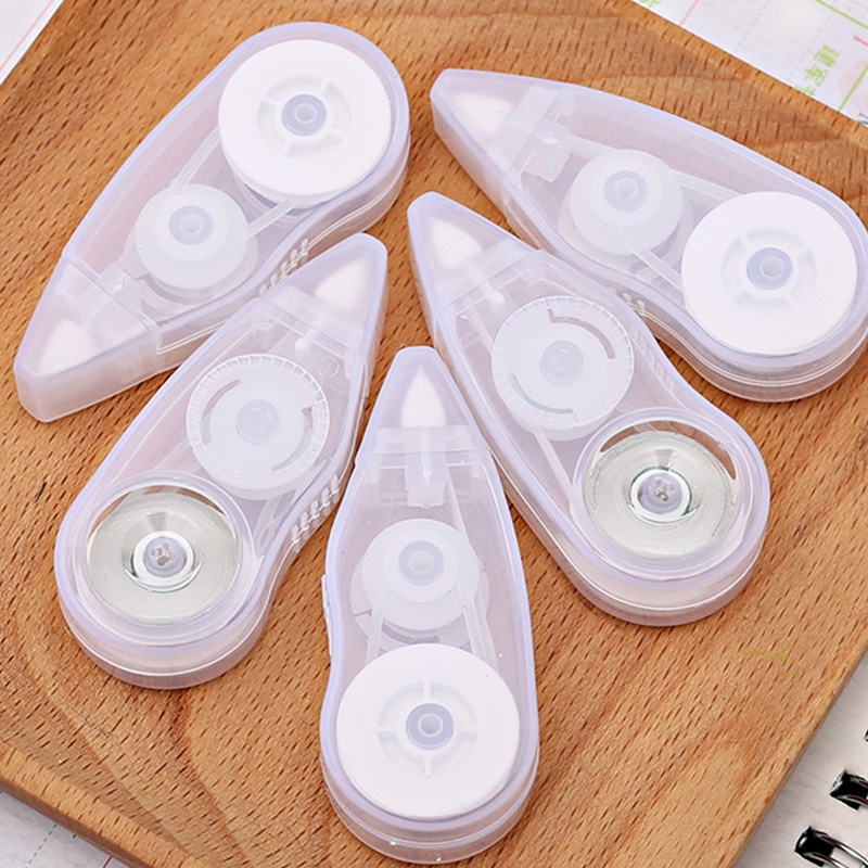 6pcs Correction Tape / Tip Ex Kertas Mini Bahan PET Panjang 3 Meter Untuk Pelajar