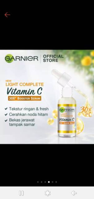 GARNIER BOOSTER &amp; HYALURON SERUM 30 ML