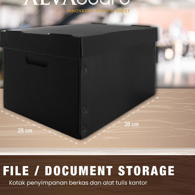 

Menarik ✩ ALVAboard Box Dus Kotak Arsip Dokumen File Kantor Ukuran 38x28x24 Cm**
