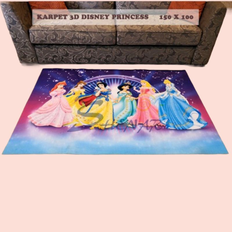 AA - KARPET 3D karakter ukuran 150x100cm