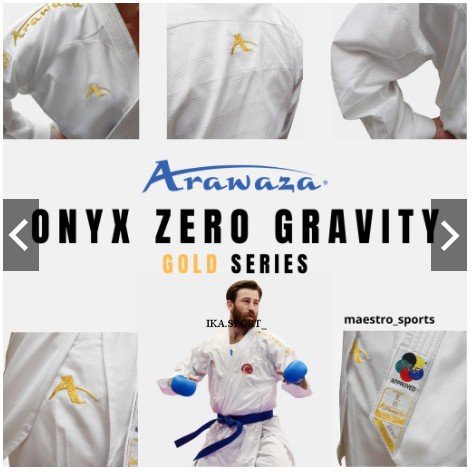 (ARZ) ARAWAZA Onyx ZERO Gravity "GOLD" Series - WKF Approved