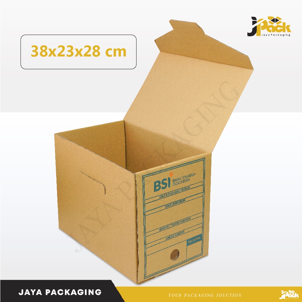 

Box File 38x23x28 cm (BSI) Kardus/Kemasan/Paking/BoxArsipBSI/BoxArsip/BoxFile/Filebox/Arsipbox/document/tinggi28