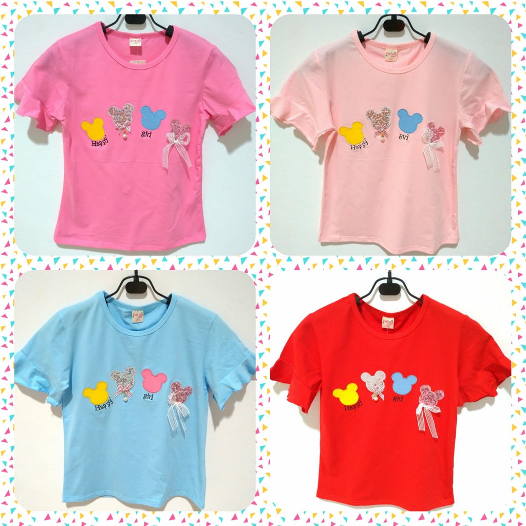 Blus Anak Perempuan Import 4 tahun - 12 tahun